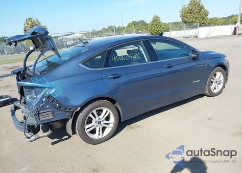 2018 Ford Fusion Hybrid Se z USA, uszkodzony, nr VIN 3FA6P0LU1JR238614